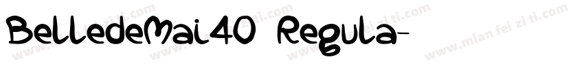 BelledeMai40 Regula字体转换